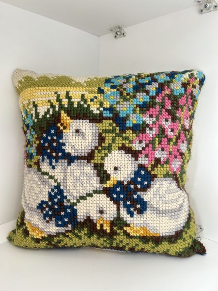 50x50 cm Rico Gobelin İri Delikli Goblen Ördek Goblen