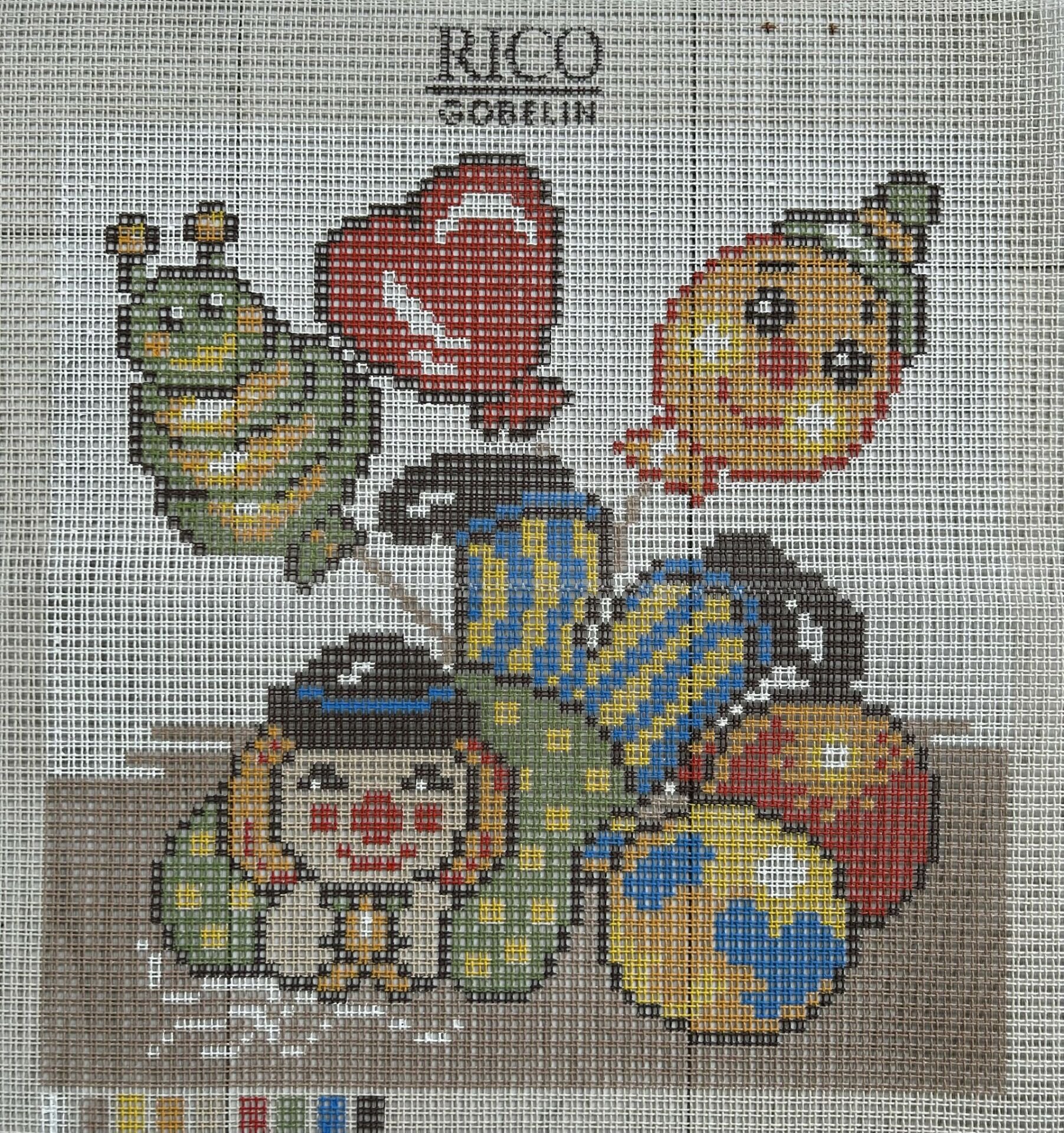 50x50 cm Rico Gobelin İri Delikli Goblen Palyaço