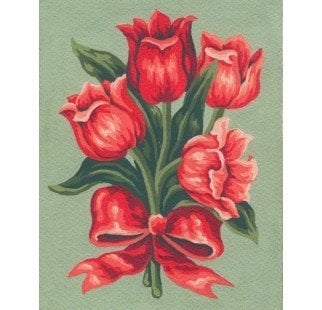 20x25 cm Collection D'art Baskılı Goblen 3145