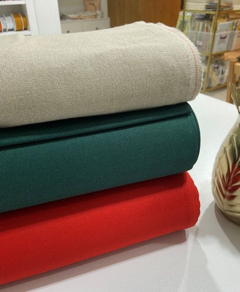 Zweigart Lugana 25 ct İşleme Kumaşı Acı Yeşil/647