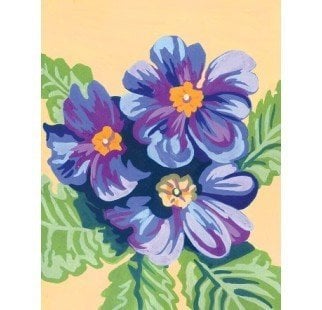 20x25 cm Collection D'art Baskılı Goblen 3258