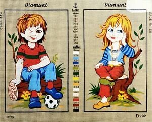 45x60 cm Diamant Baskılı Goblen D292