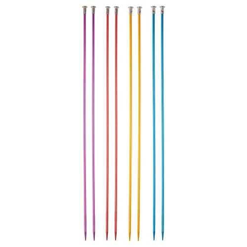 Knit Me Renkli Örgü Şişi Titanyum 35 cm