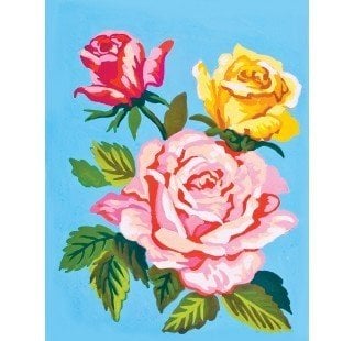 20x25 cm Collection D'art Baskılı Goblen 3293
