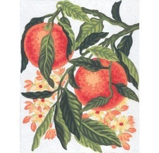 20x25 cm Collection D'art Baskılı Goblen 3163