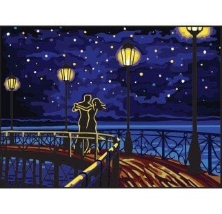 30x40 cm Collection D'art Baskılı Goblen 6325