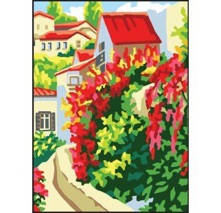 30x40 cm Collection D'art Baskılı Goblen 6324