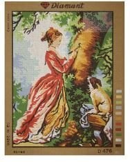 45x60 cm Diamant Baskılı Goblen D476