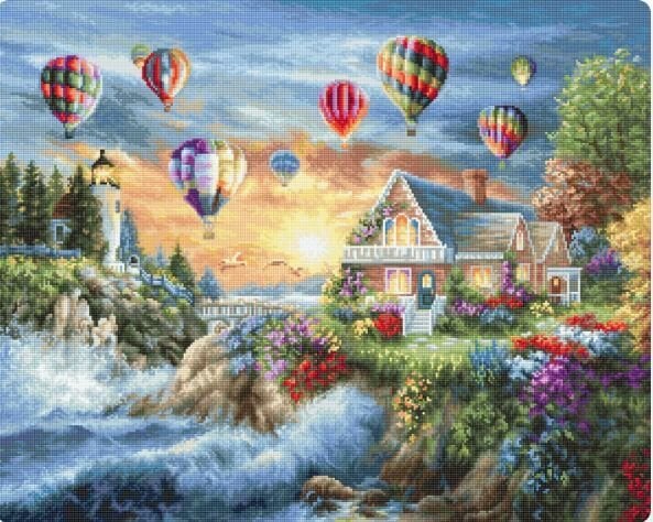 Luca-s Art Goblen Baskısız Kanaviçe Kiti B614