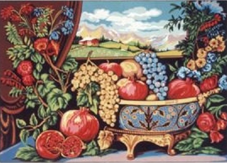 60x80 cm Diamant Baskılı Goblen C1861