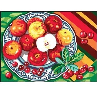 30x40 cm Collection D'art Baskılı Goblen 6314