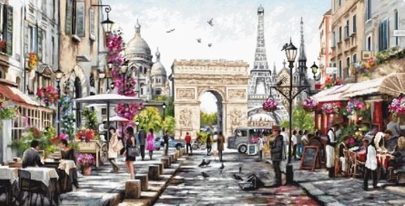 Luca-s Art Goblen Baskısız Kanaviçe Kiti B2382