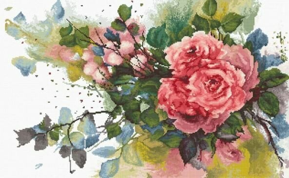 Luca-s Art Goblen Baskısız Kanaviçe Kiti B2383