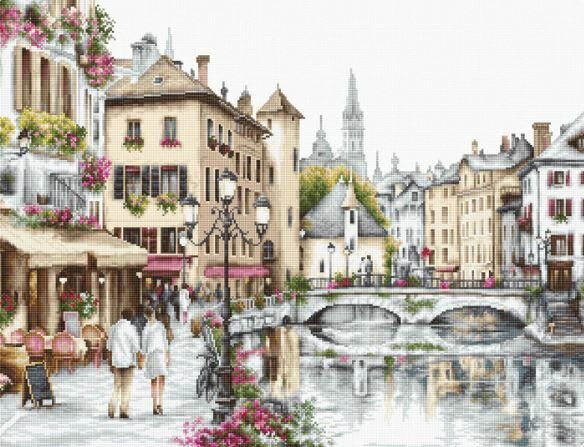 Luca-s Art Goblen Baskısız Kanaviçe Kiti B2384