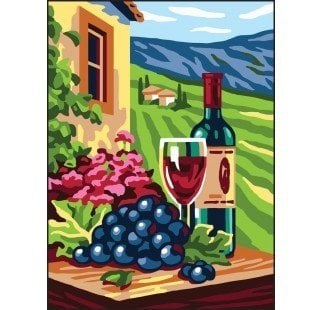30x40 cm Collection D'art Baskılı Goblen 6313