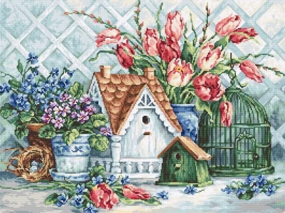 Luca-s Art Goblen Baskısız Kanaviçe Kiti B2395