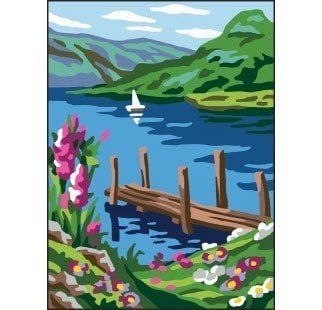 30x40 cm Collection D'art Baskılı Goblen 6311