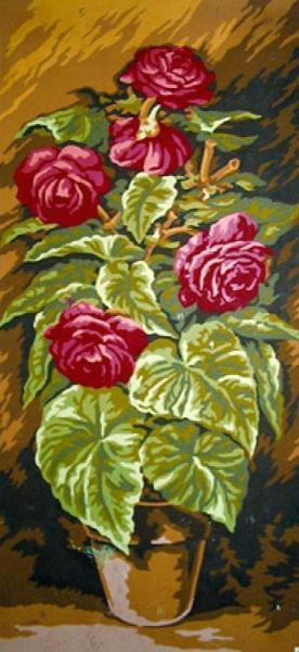 30x60 cm Collection D'art Baskılı Goblen 8043