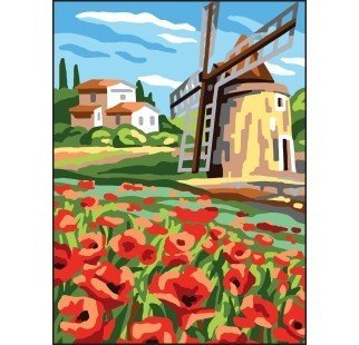 30x40 cm Collection D'art Baskılı Goblen 6310