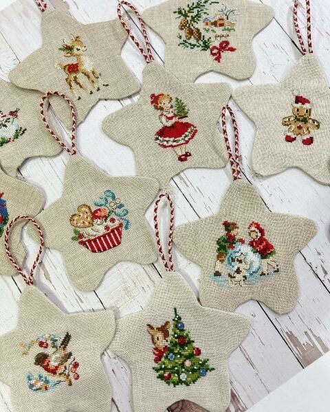 Yılbaşı Süsleri Kanaviçe Malzeme Kiti 7 adet