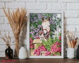 Luca-s Art Goblen Baskısız Kanaviçe Kiti B7012