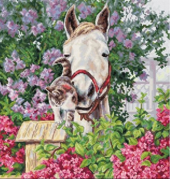 Luca-s Art Goblen Baskısız Kanaviçe Kiti B7012