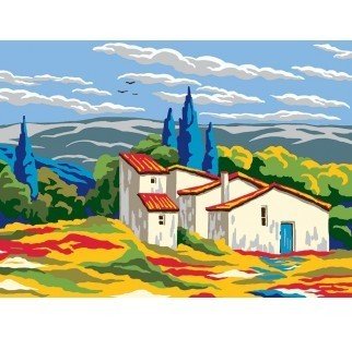 30x40 cm Collection D'art Baskılı Goblen 6295