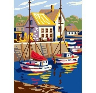 30x40 cm Collection D'art Baskılı Goblen 6293