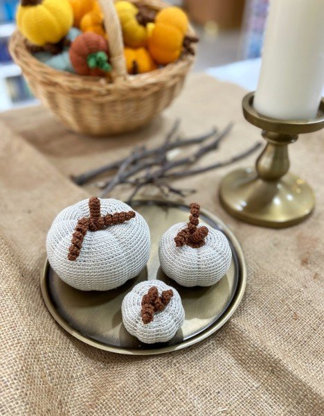 Kabak Gri 3'lü Set