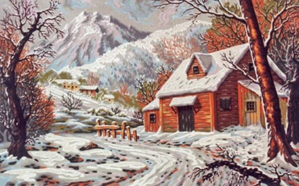 60x80 cm Diamant Baskılı Goblen C870