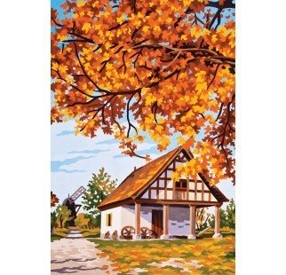 30x40 cm Collection D'art Baskılı Goblen 6169