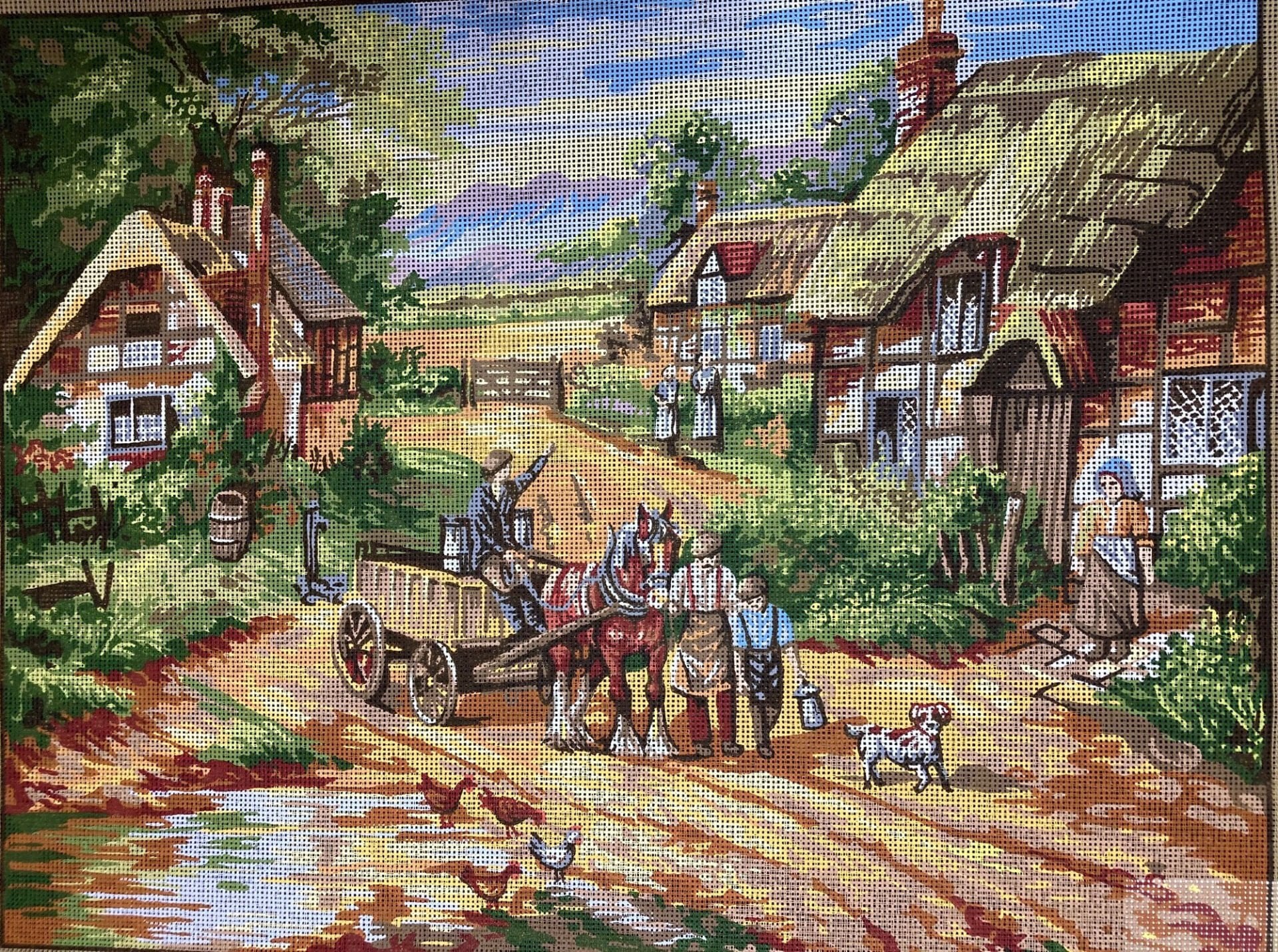 60x75 cm Gobelin Baskılı Goblen 10533