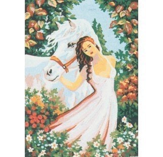 30x40 cm Collection D'art Baskılı Goblen 6036