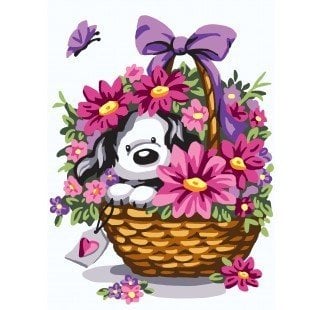 30x40 cm Collection D'art Baskılı Goblen 6308