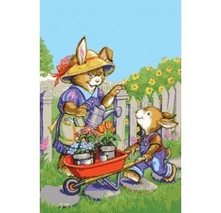 30x40 cm Collection D'art Baskılı Goblen 6274