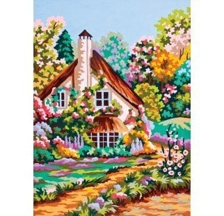 30x40 cm Collection D'art Baskılı Goblen 6219