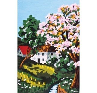 30x40 cm Collection D'art Baskılı Goblen 6136