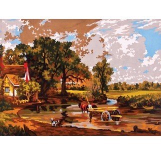 30x40 cm Collection D'art Baskılı Goblen 6266