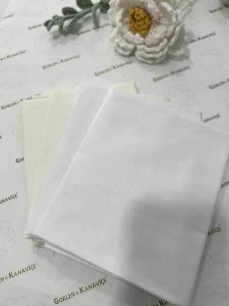 Desenli Poplin Kumaş Setleri 4 Parça (50x110cm) No:16