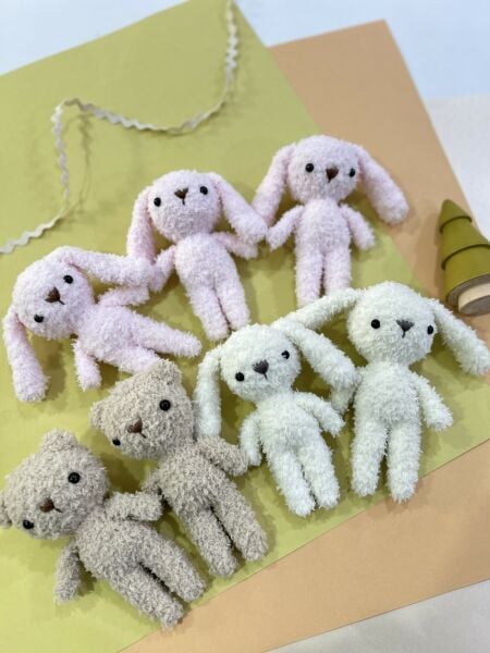 Amigurumi Mini Bunny ve Teddy
