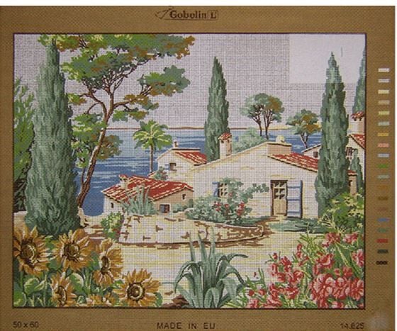 60x60 cm Gobelin Baskılı Goblen 14825