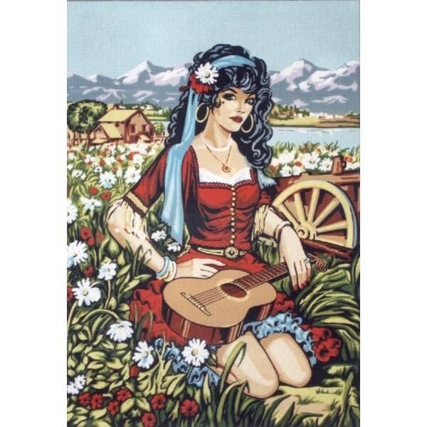 60x80 cm Diamant Baskılı Goblen C1837