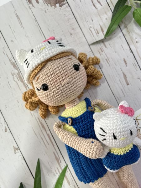 Amigurumi Hello Kitty Kiyomi Bebek