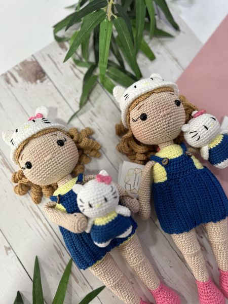 Amigurumi Hello Kitty Kiyomi Bebek