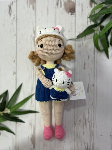 Amigurumi Hello Kitty Kiyomi Bebek