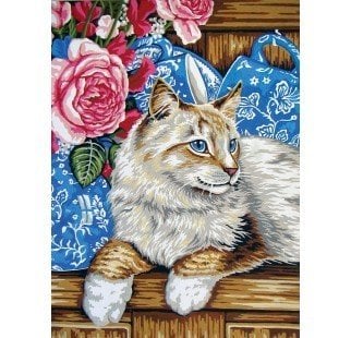 40x50 cm Collection D'art Baskılı Goblen 10437