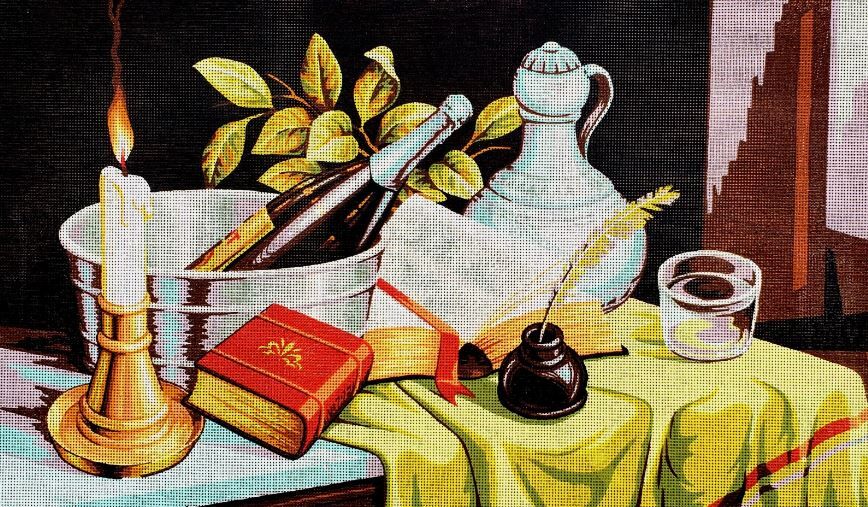 60x85 cm Diamant Baskılı Goblen C903