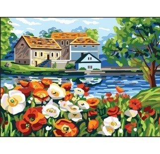 40x50 cm Collection D'art Baskılı Goblen 10505