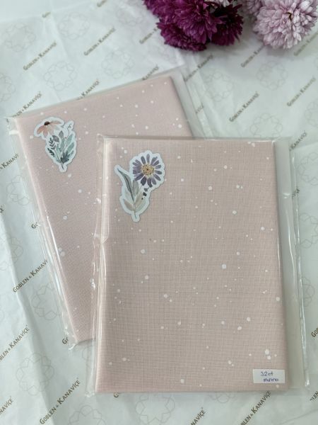 Zweigart 32 ct 50x70 cm Splash Pembe