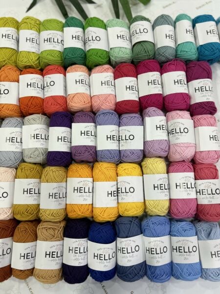 Hello İplik Tüm Renkler Seti 76 Adet
